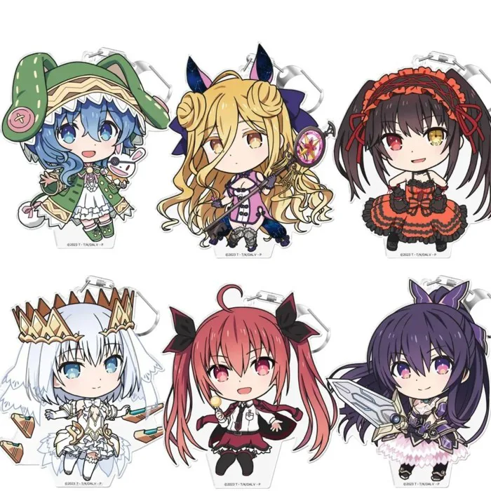 Móc khóa Anime Date A Live V Acrylic Mica Chibi Tokisaki Kurumi Tohka Yoshino Kotori Origami Mukuro Mô hình trang trí | Shopee Việt Nam