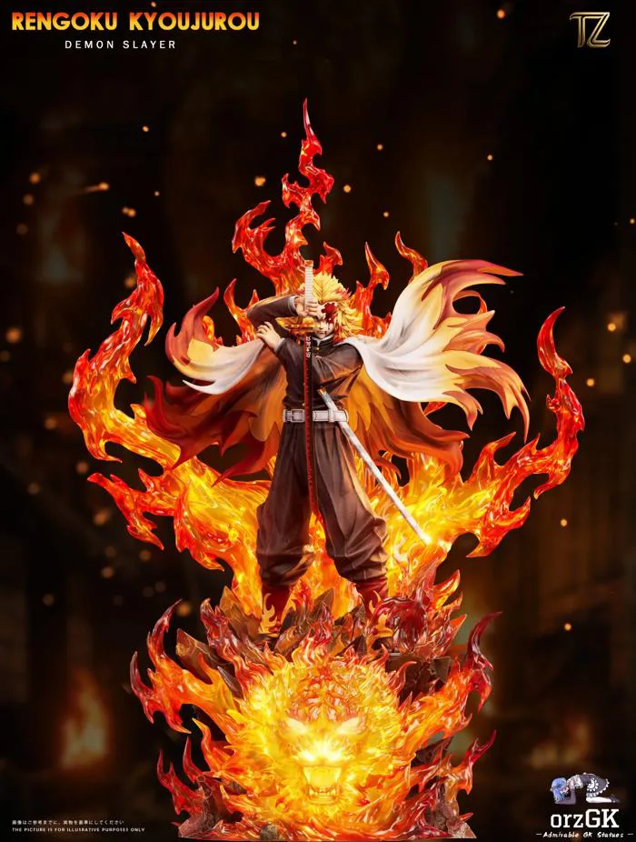 Flame Hashira Kyojuro Rengoku 1/6 Figure | 50cm Resin