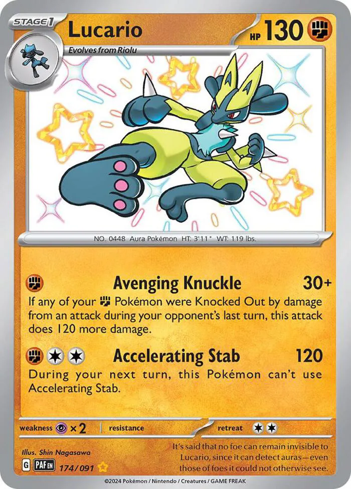 Lucario - SV: Paldean Fates - Pokemon - TCGplayer.com