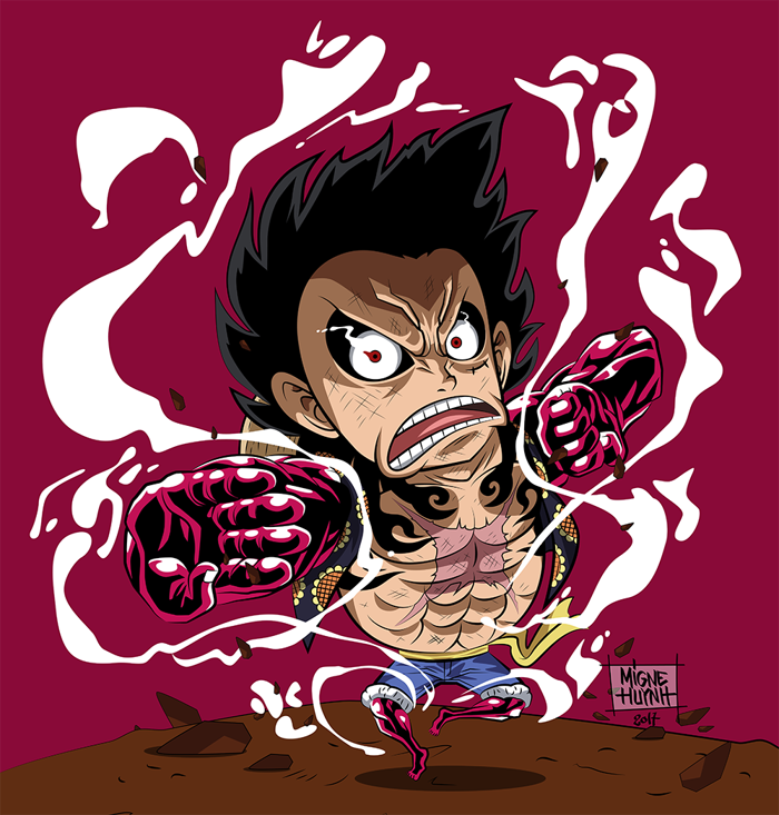 Luffy Gear Fourth - Chibi One Piece :: Behance
