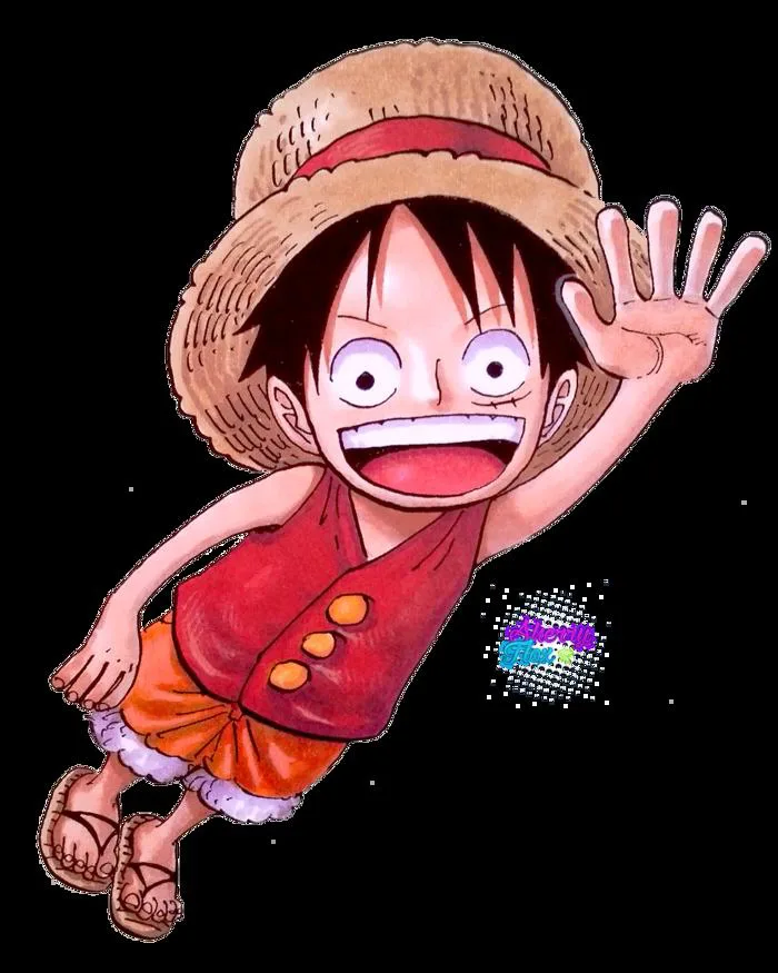 Luffy Chibi - Render by SherryFlox on DeviantArt