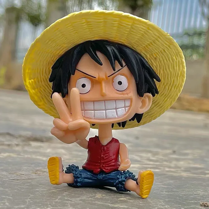 Mô hình One Piece - Mô hình Luffy Chibi ngồi | Shopee Việt Nam