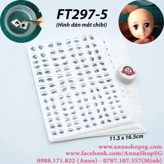 MIẾNG DÁN MẮT CHIBI | annashopsg