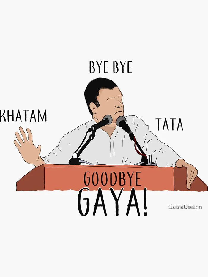 Khatam Tata Bye Bye Goodbye Meme