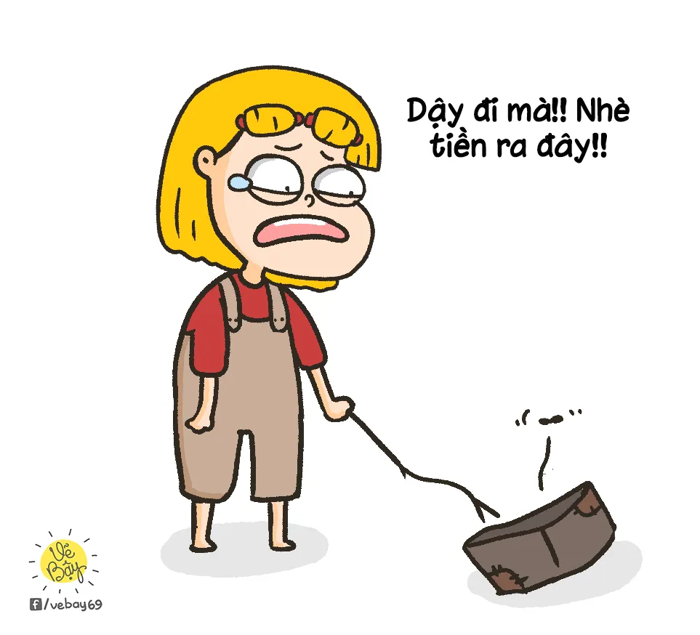 Tổng hợp meme nghèo, meme hết tiền hài hước, vui nhộn