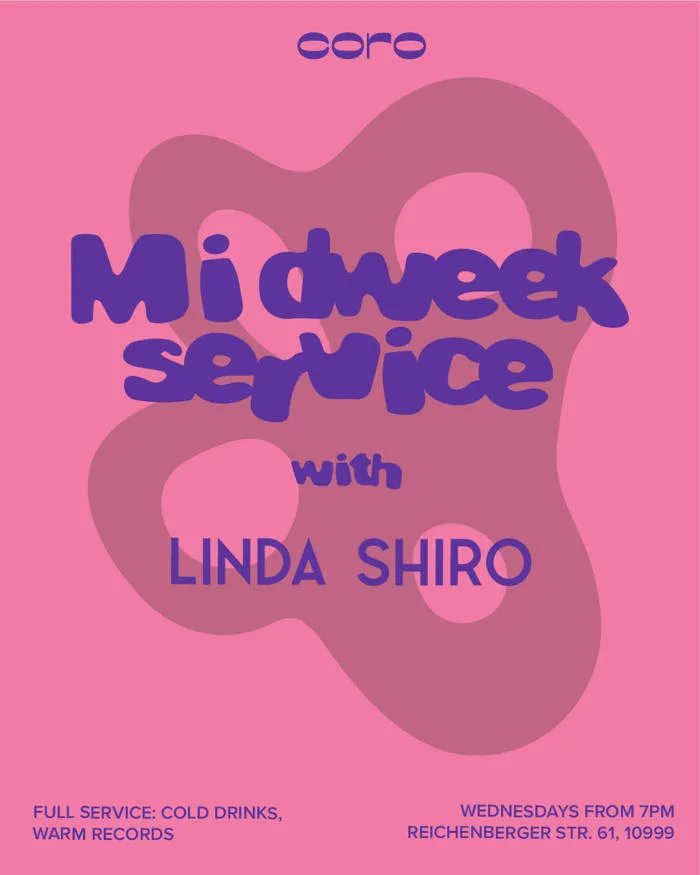 Midweek service with Linda shiro bei Coro Wine and Vinyls, Berlin