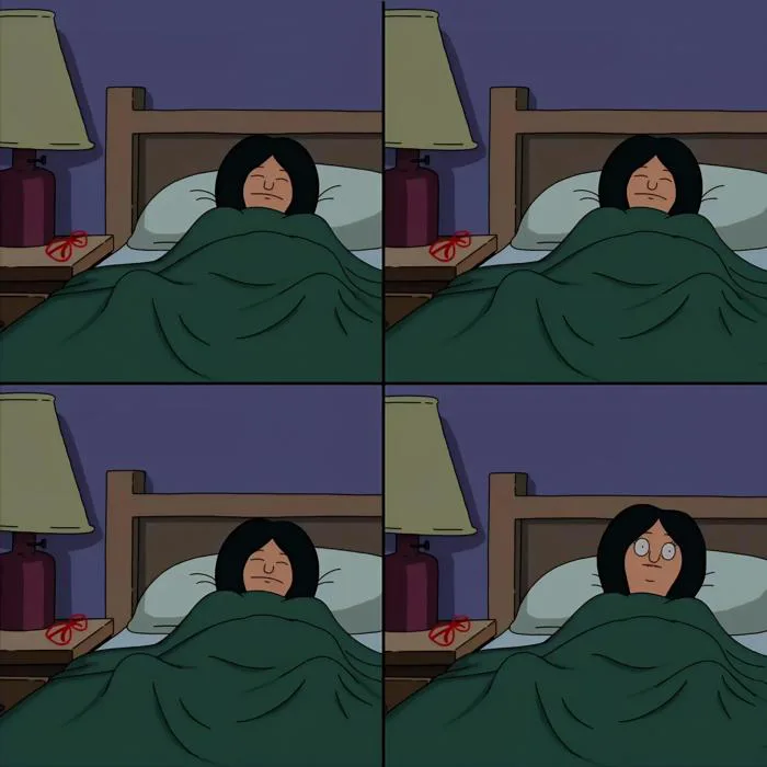 Bobs Burgers Linda Sleeping Meme 1440x1440 px Meme Blank : r/MemeRestoration