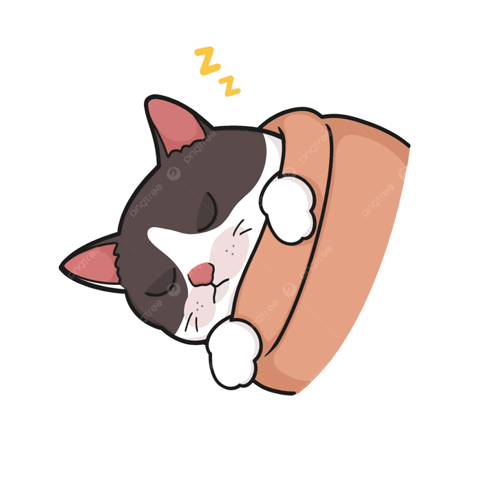 Hình ảnh Meme Mèo Ngủ Minh Họa Dễ Thương PNG , Clipart Mèo, Clipart Ngủ,  Sơn PNG miễn phí tải tập tin PSDComment và Vector