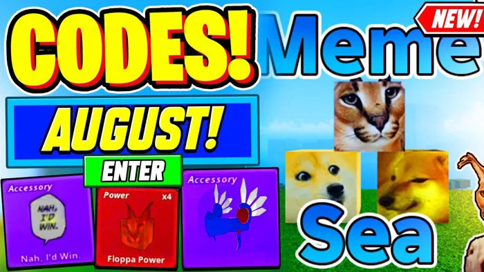⚠️New⚠️ ALL WORKING CODES For Meme Sea August 2024 - Roblox Meme Sea Codes  2024