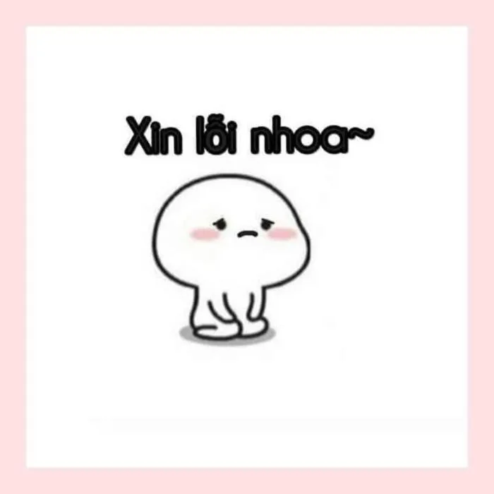 49+ ảnh meme xin lỗi cực hài hước khiến ai xem cũng mủi lòng