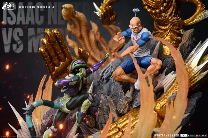 Mô hình Hunter x Hunter Meruem & Netero Black Stone Studio - Nguyên Ngọc Figure