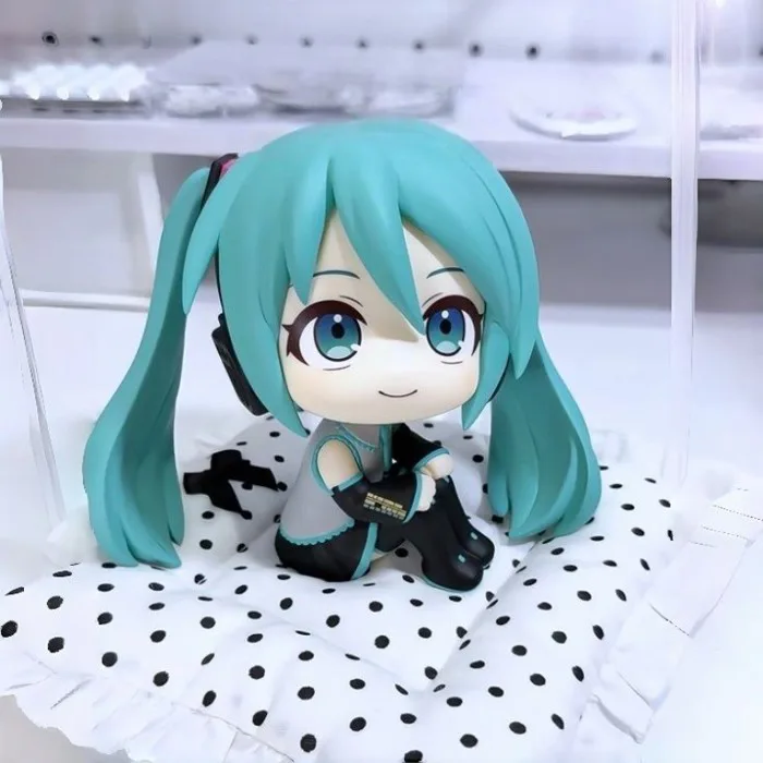 Chibi Hatsune Miku Ngồi Tư Thế Nhân Vật Hành Động Anime Ngoại Vi Sưu Tập Đồ Chơi Hợp Thời Trang Dễ Thương Trang Trí Máy Tính Để Bàn Trang Trí Hoàn Hảo ...