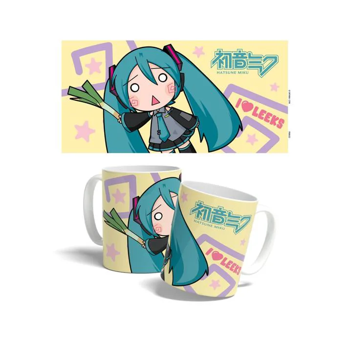 Hatsune Miku mug Miku Chibi Leek Girl 325 ml POPbuddies with 1001hobbies
