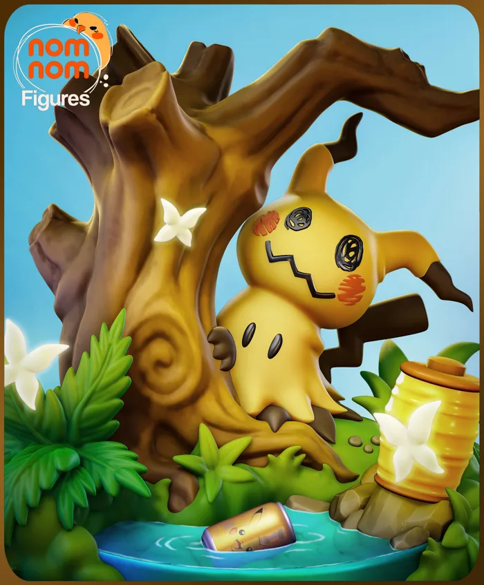 🐉 Chibi Mimikyu - Pokemon・ 3D File for 3D printing・Cults