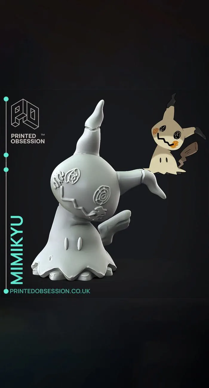 Mimikyu - Pokemon - Fan Art - 3D model by printedobsession on Thangs