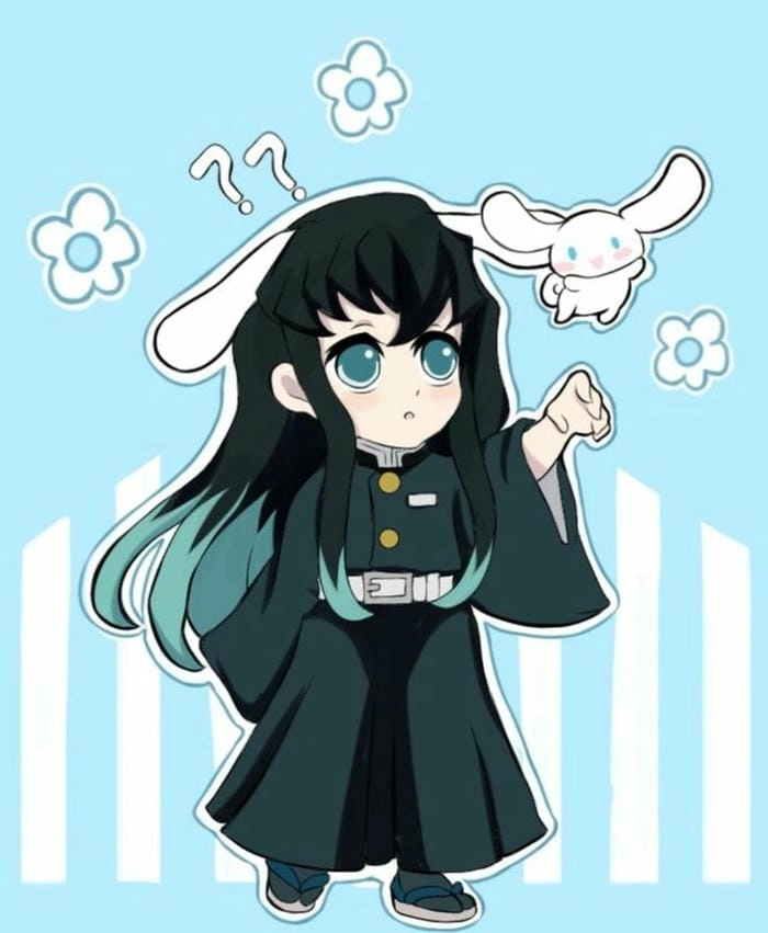 Bộ sưu tập ảnh Muichirou chibi cute khiến fan phát cuồng