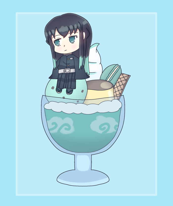 Muichiro Chibi do mình vẽ : r/KimetsuNoYaiba