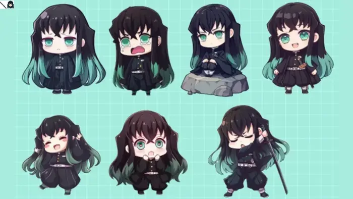 Muichiro Tokito Chibi Cute Version of the Mist Hashira