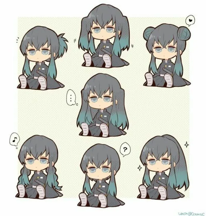7 Muichiro ý tưởng | anime, chibi, nghệ thuật anime