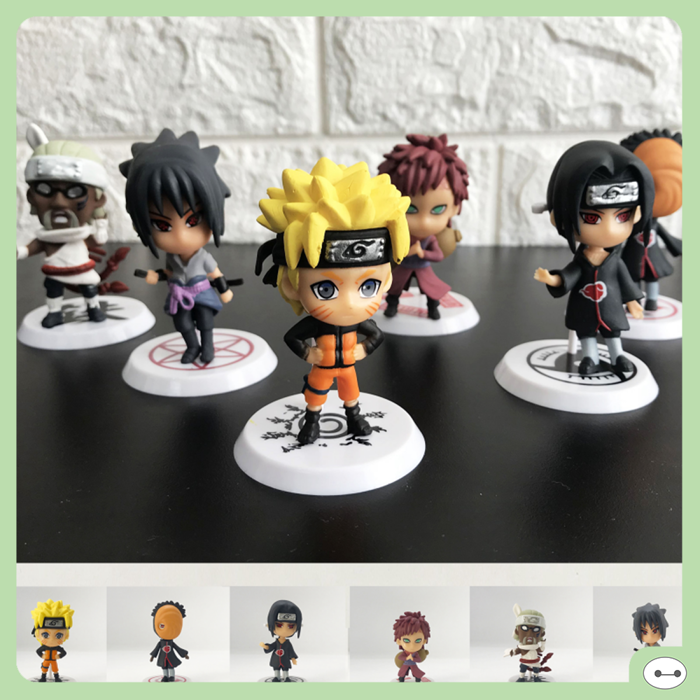 BỘ 6 MÔ HÌNH NARUTO CHIBI V1