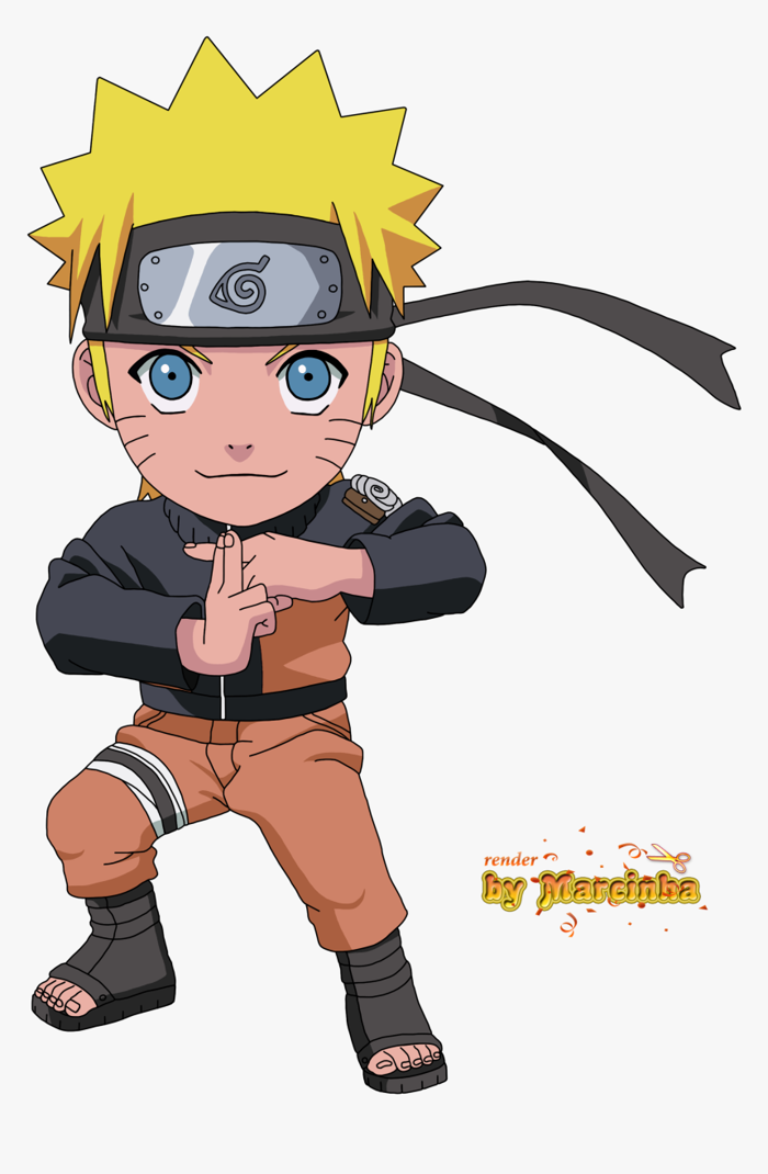 Naruto Uzumaki Chibi Png , Png Download - Hình Nền Naruto Chibi, Transparent Png - kindpng
