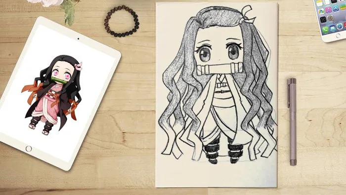 Hướng dẫn vẽ Nezuko chibi đơn giản từng bước | How to draw Nezuko chibi easy step by step Hướng dẫn vẽ Nezuko chibi đơn giản từng bước | How to draw Nezuko chibi easy step by step
