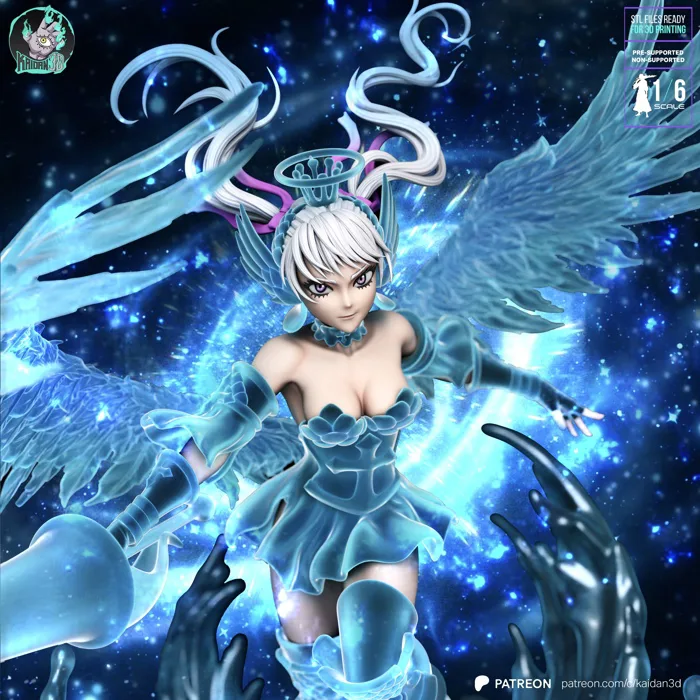 ☘️ Noelle Silva (Saint Valkyrie Armor) BLACK CLOVER - STL ready for 3D Printing・ 3D File for 3D printing・Cults