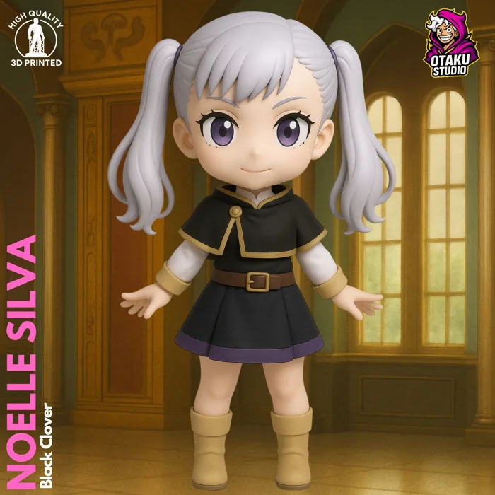 ☘️ Chibi Noelle Silva - Black Clover Fan Art 3D Model・ STL File for 3D printing・Cults