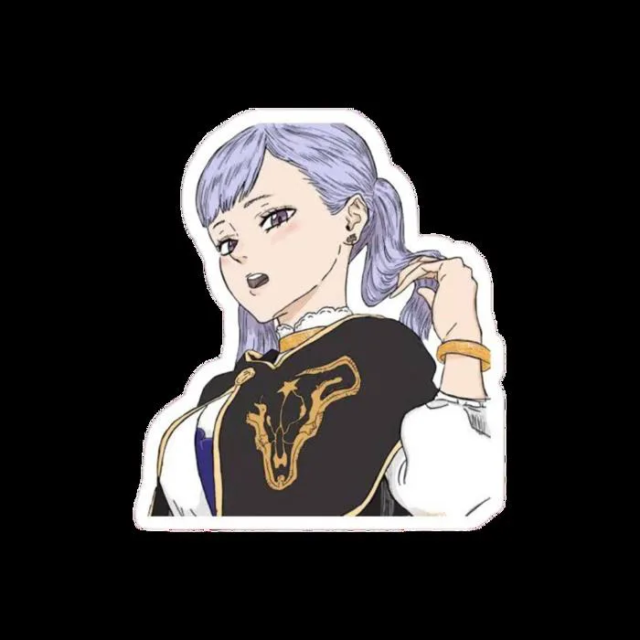 Black Clover Noelle Silva Angry Sticker | StickerBD