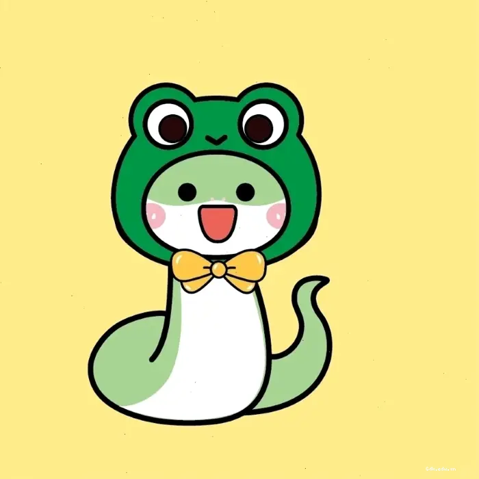 Khám phá thế giới hình rắn chibi đáng yêu và ngộ nghĩnh