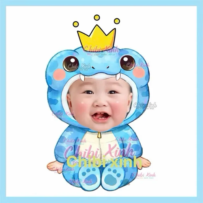 Chibi sinh nhật cho bé tuổi rắn | Shopee Việt Nam