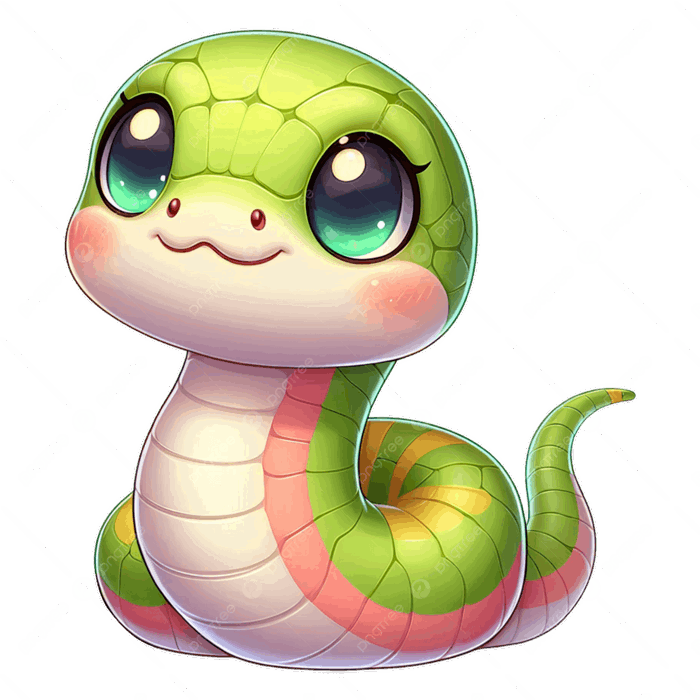 Hình ảnh Con Rắn Xanh Dễ Thương PNG , Con Rắn Ai, Nghệ Thuật Rắn, Rắn Chibi PNG trong suốt và Vector để tải xuống miễn phí