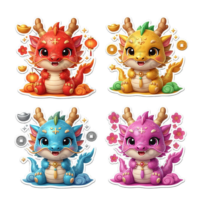 Tải miễn phí 8k Nhân Vật Rồng Chibi Dễ Thương Với Chủ đề Tết Nguyên Đán Rực Rỡ Công cụ đồ họa | PNG chuyên nghiệp - Pikbest