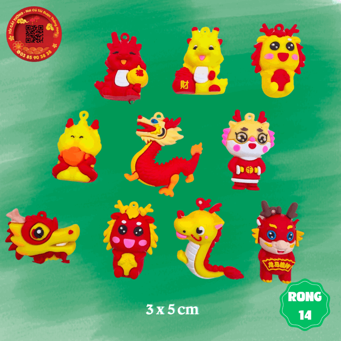 Con rồng chibi siêu đáng yêu GIÁ HẠT DẺ