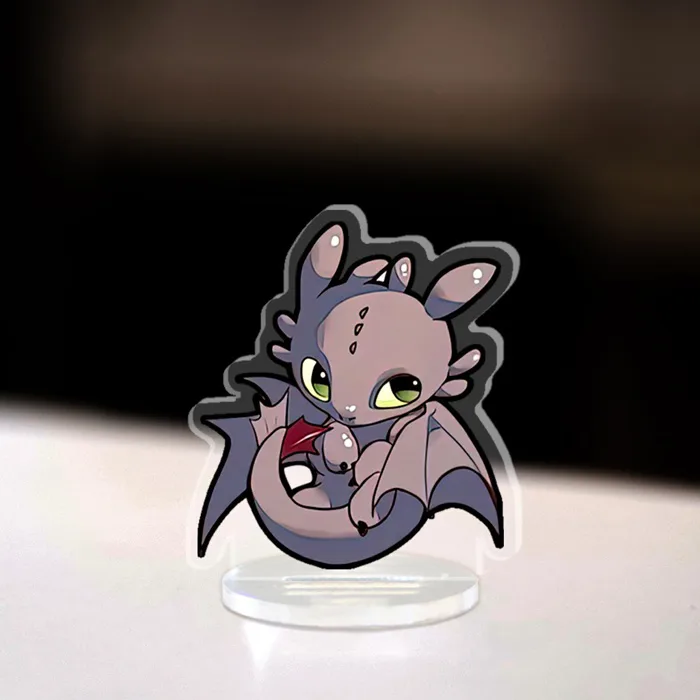 Mô hình Mini Bí kíp luyện rồng Standee Chibi How to Train Your Dragon Hiccup răng sún bộ sưu tập rồng 3,5cm | Shopee Việt Nam