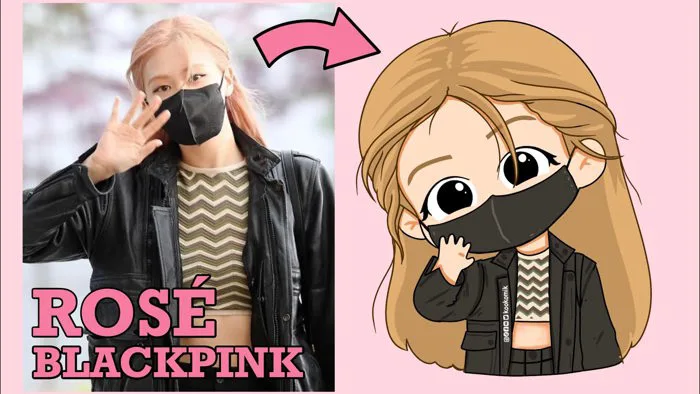 DRAW ROSÉ BLACKPINK | Rosé fanart | Tutorial | Procreate | @BLACKPINK