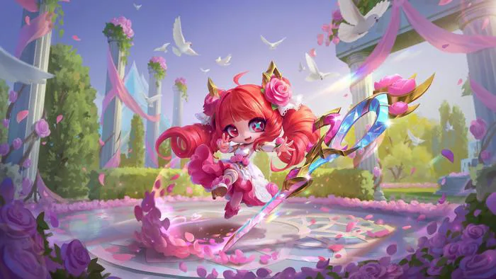 Chibi Crystal Rose Gwen is coming to TFT 🌹💎 : r/GwenMains