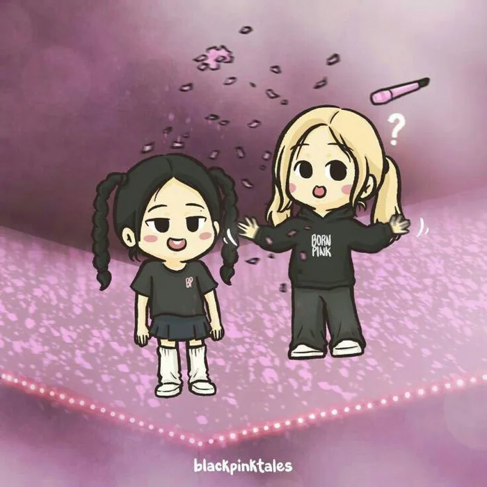 Đổ gục với bộ ảnh Blackpink chibi cute dễ thương quên lối về