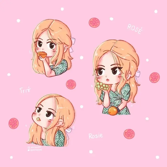 Tải ngay bộ sưu tập ảnh rose chibi dễ thương đầy màu sắc