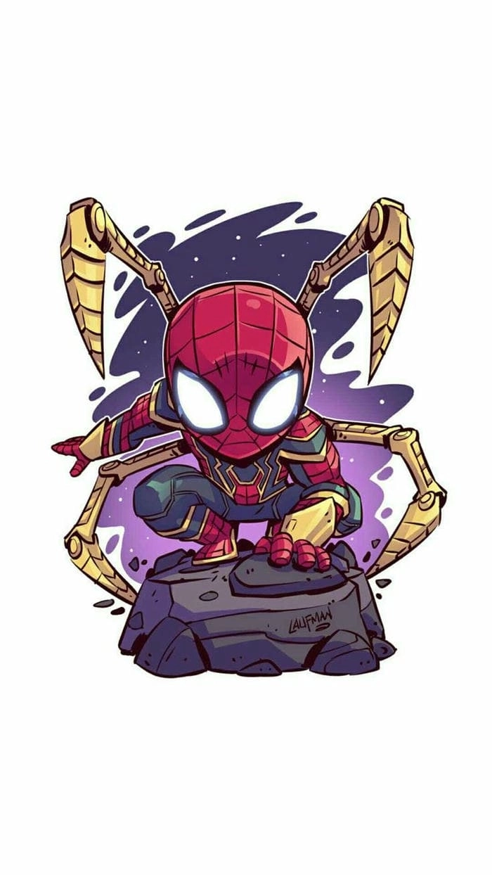Bộ ảnh Spider Man chibi siêu dễ thương khiến fan thích mê