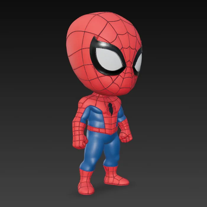 🦸‍♂️ Spiderman - Chibi Style・ STL File for 3D printing・Cults