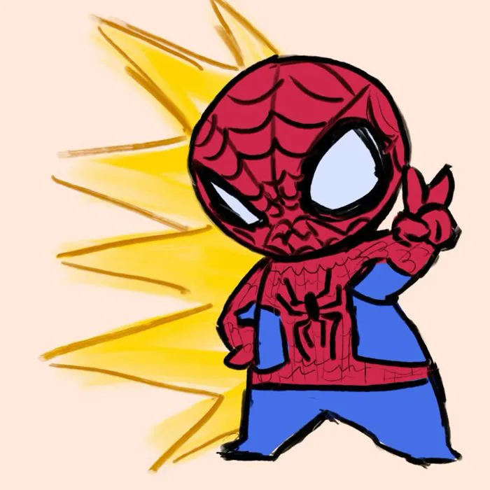 Chibi Spider-Man | Nghệ thuật pop, Nghệ thuật kỹ thuật số, Kỳ ảo