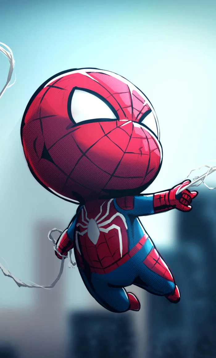 1280x2120 Chibi Spiderman iPhone 6+ ,HD 4k Wallpapers,Images,Backgrounds,Photos and Pictures