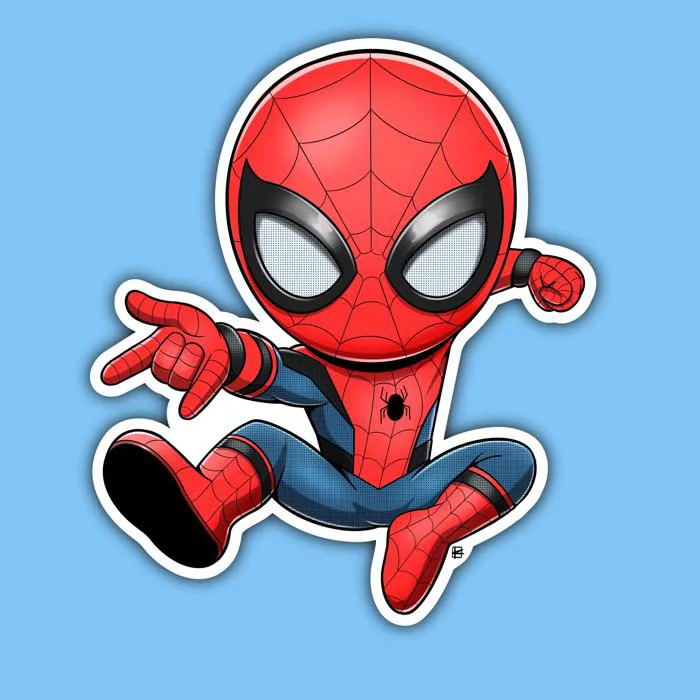 Spider-Man Chibi Sticker