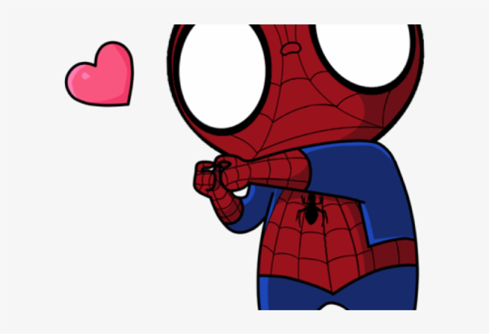 Spider Man Clipart Chibi - Spiderman Chibi Transparent PNG - 640x480 - Free Download on NicePNG