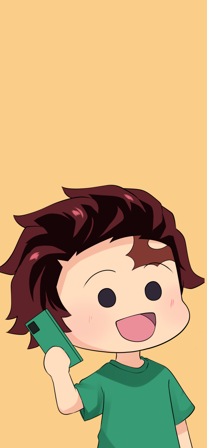 Chibi Tanjiro Phone Wallpaper – Demon Slayer Kawaii Anime Art - Mobile Abyss Chibi Tanjiro Phone Wallpaper – Demon Slayer Kawaii Anime Art - Mobile Abyss