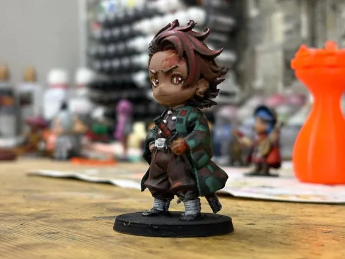 Chibi Demon Slayer - Tanjiro Kamado Miniature - Free 3D Print Model - MakerWorld Chibi Demon Slayer - Tanjiro Kamado Miniature - Free 3D Print Model - MakerWorld