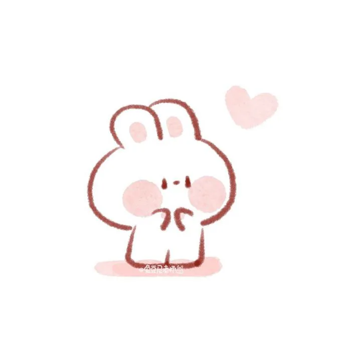 Thỏ art cute | Thỏ chibi cute, Chibi động vật, Gấu con