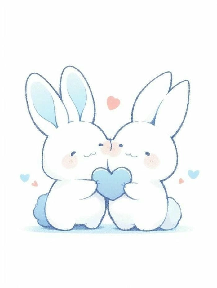 Chiêm ngưỡng bộ ảnh thỏ cute chibi dễ thương khiến ai cũng mê
