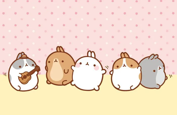 Hình thỏ chibi dễ thương và đáng yêu